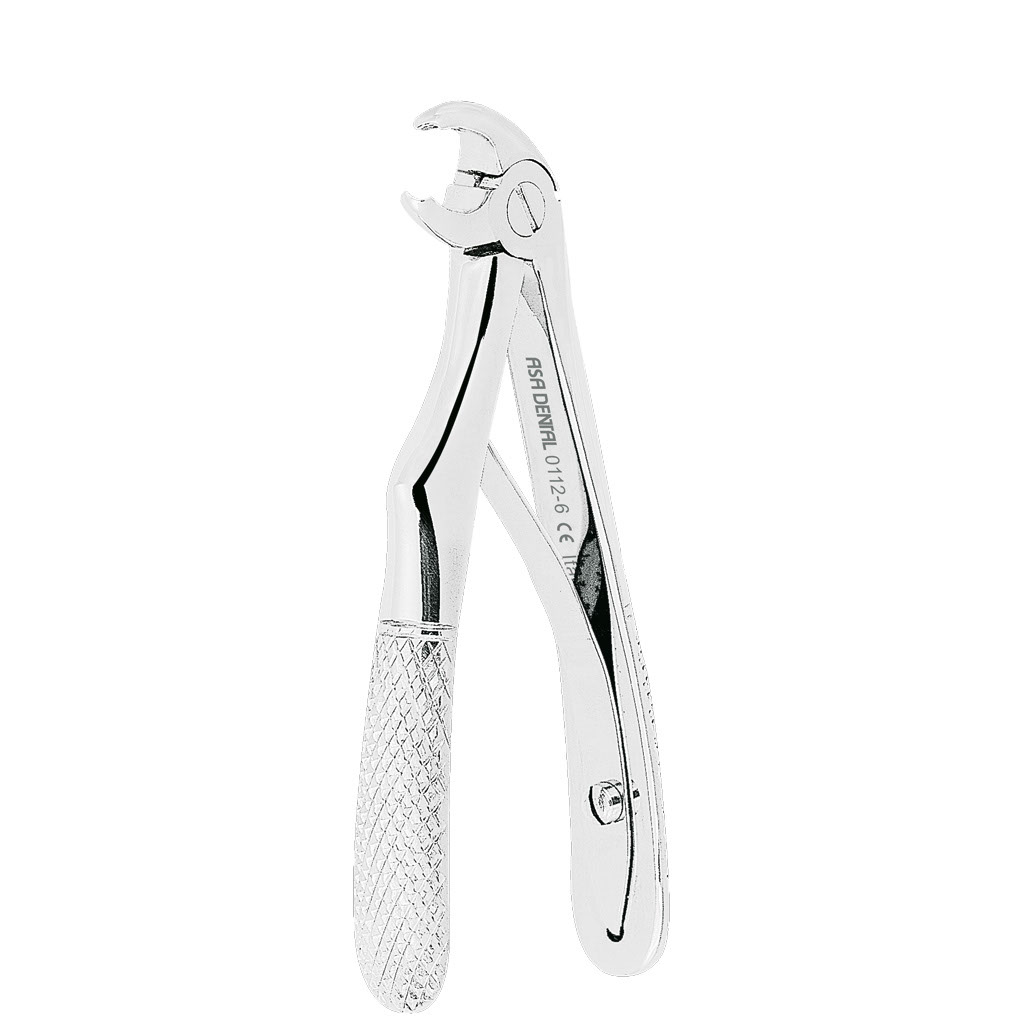 Lower jaw tooth extraction forceps (open beak)